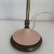 Lampe vintage 1950 style cocotte rose dorée bureau - 43 cm