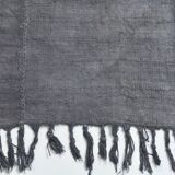 5x7 Shades Of Gray Vintage Kilim Rug, 156x231Cm