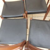 6 vintage Scandinavian teak chairs