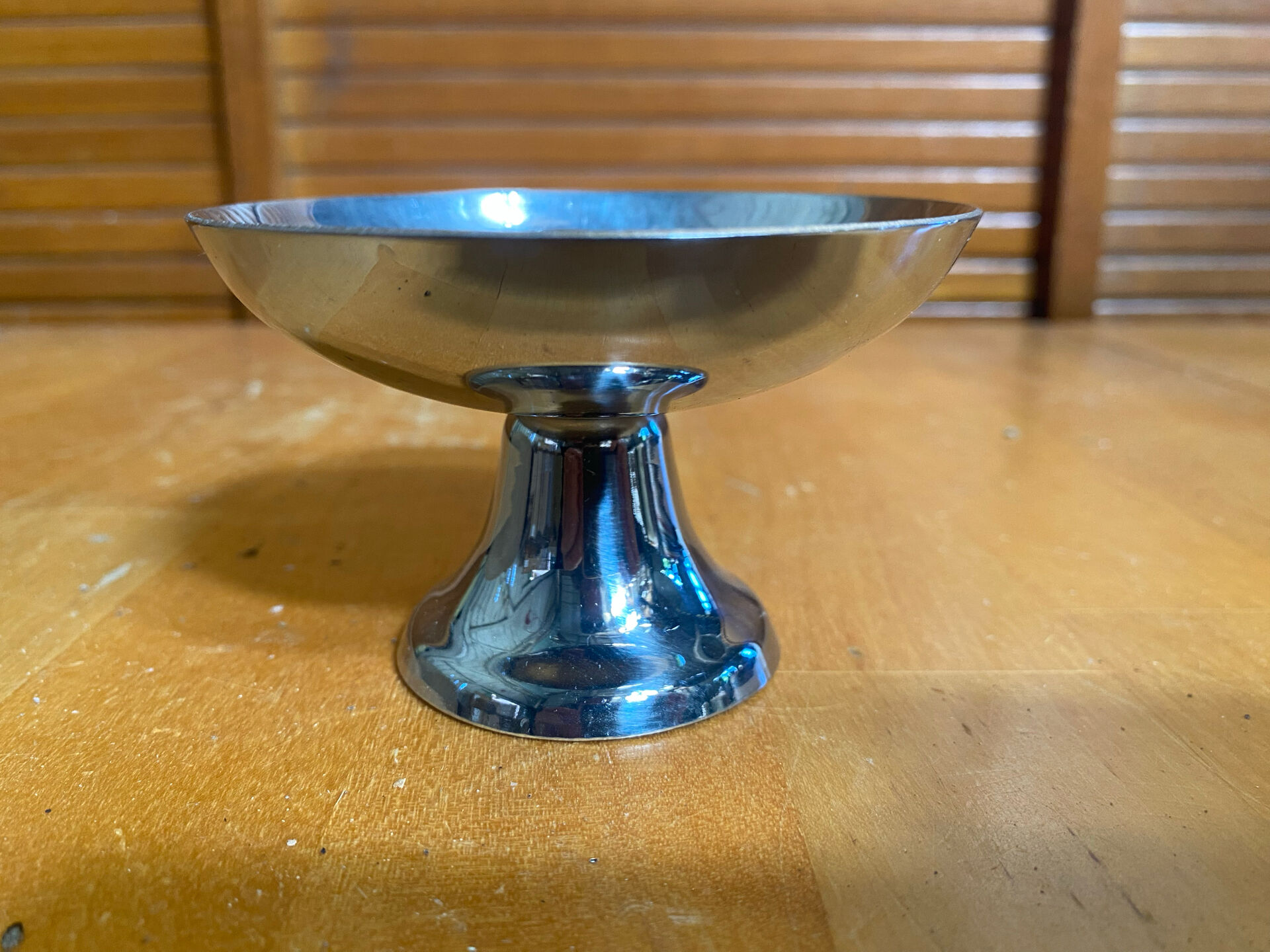 Set of 6 Ice Cream Bowls GUY DEGRENNE Stainless Steel Made in France Vintage #E1