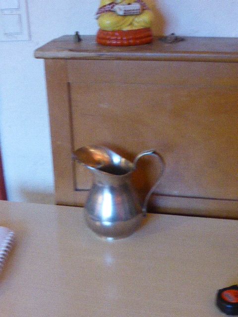 Coffee set in silver metal composed of 3 pitchers, Millan Freres, Paris