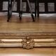 Wooden mirror and gilded stucco style Restoration height 94cm