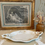 Aged white porcelain dish