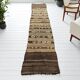 Kilim Runner en laine vintage neutre