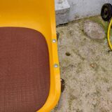 Paire de chaises traineaux Orange