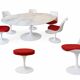 Ensemble vintage Knoll Tulipe – Eero Saarinen (édition Knoll)