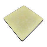 Dessous de plat épais formica jaune moucheté