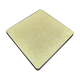 Thick flat underside formica speckled yellow