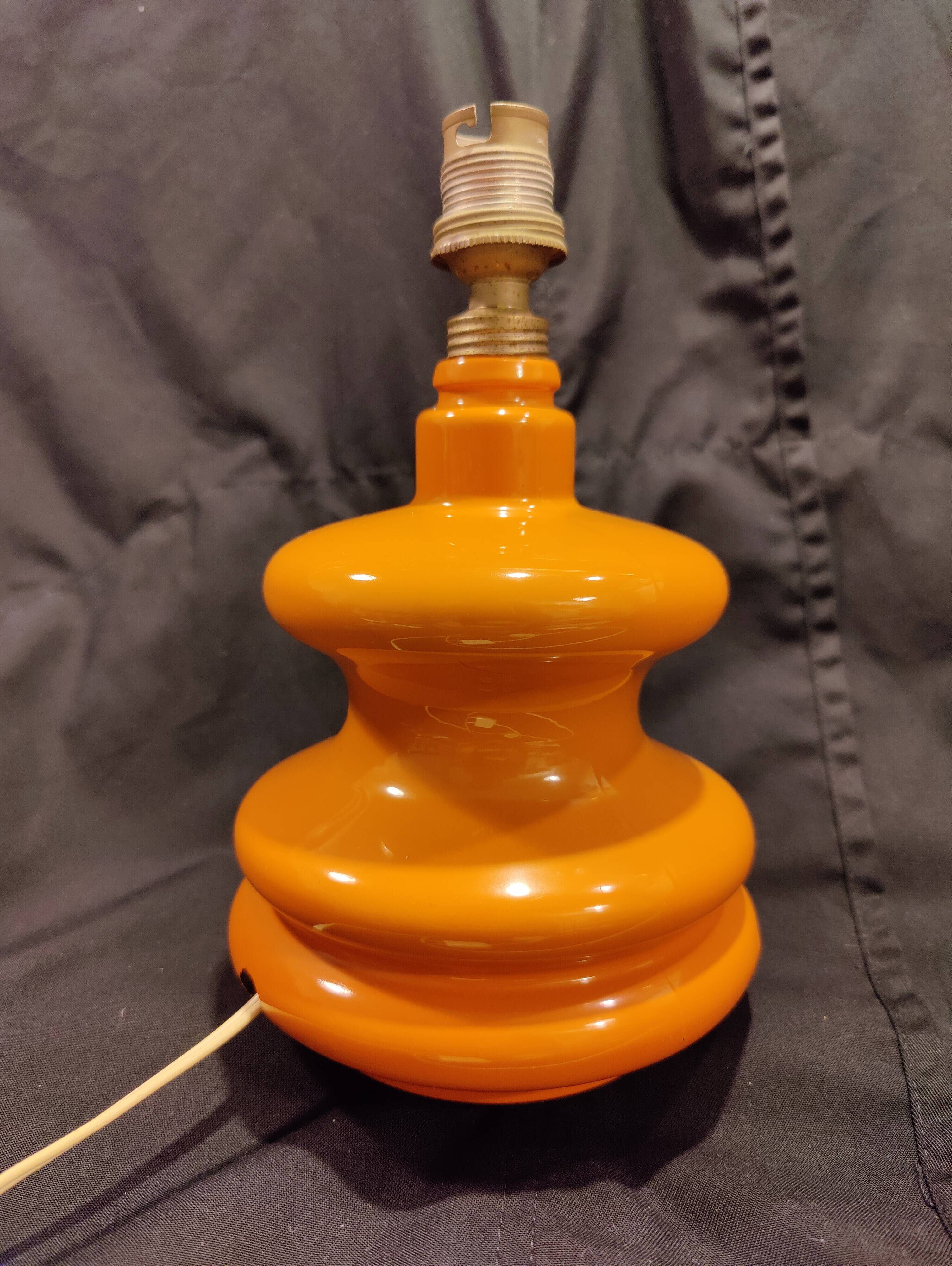 Vintage orange lamp from the 70s