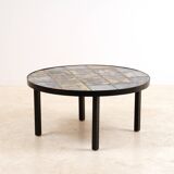1960s enameled ceramic coffee table