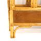 Teak and rattan headboard and footboard, 92 x 64cm, Sweden, 1960
