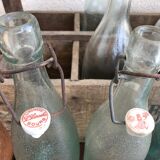 Wooden crate - lemonade bottles