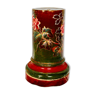 Truncated column / glazed terracotta harness, 20th century