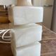 Art Deco marble bedside or living room lamp