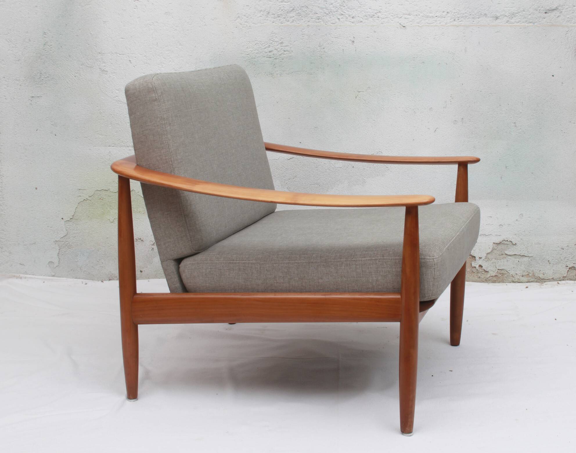 1960s armchair in cherrywood