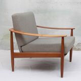 1960s armchair in cherrywood