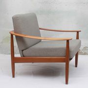 1960s armchair in cherrywood