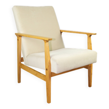 Classic armchair Vintage 70s beige - Jade series