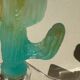 Daum cactus Hilton Mc Connico crystal whiskey decanter