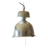 Industrial retro aluminum style lamp. Milky diffuser filter