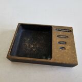 Cendrier en bronze attribué à Jacques Lauterbach, années 1960