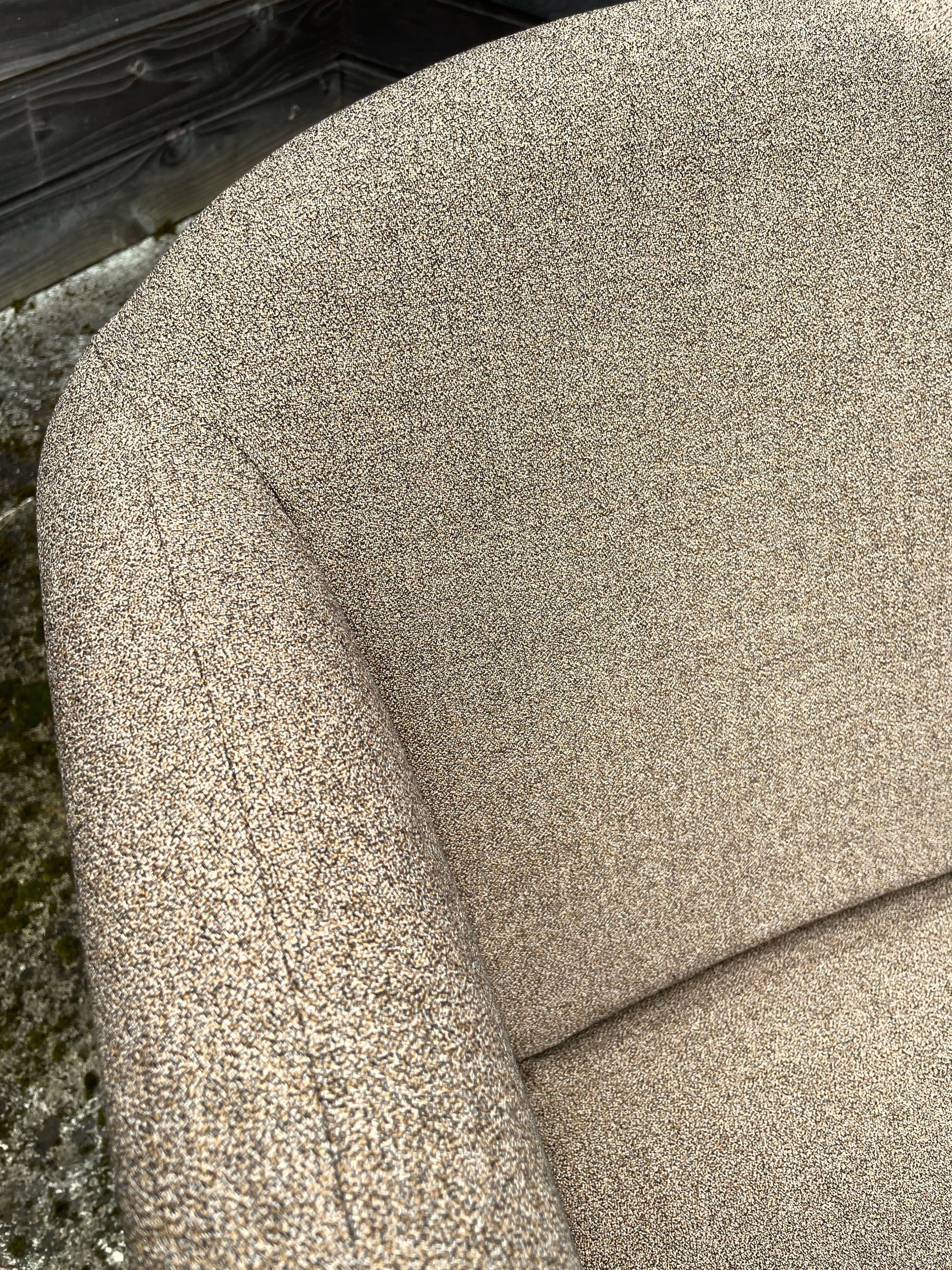 BEN ARMCHAIR BY PIERRE PAULIN, WITH LVMH FABRIC.