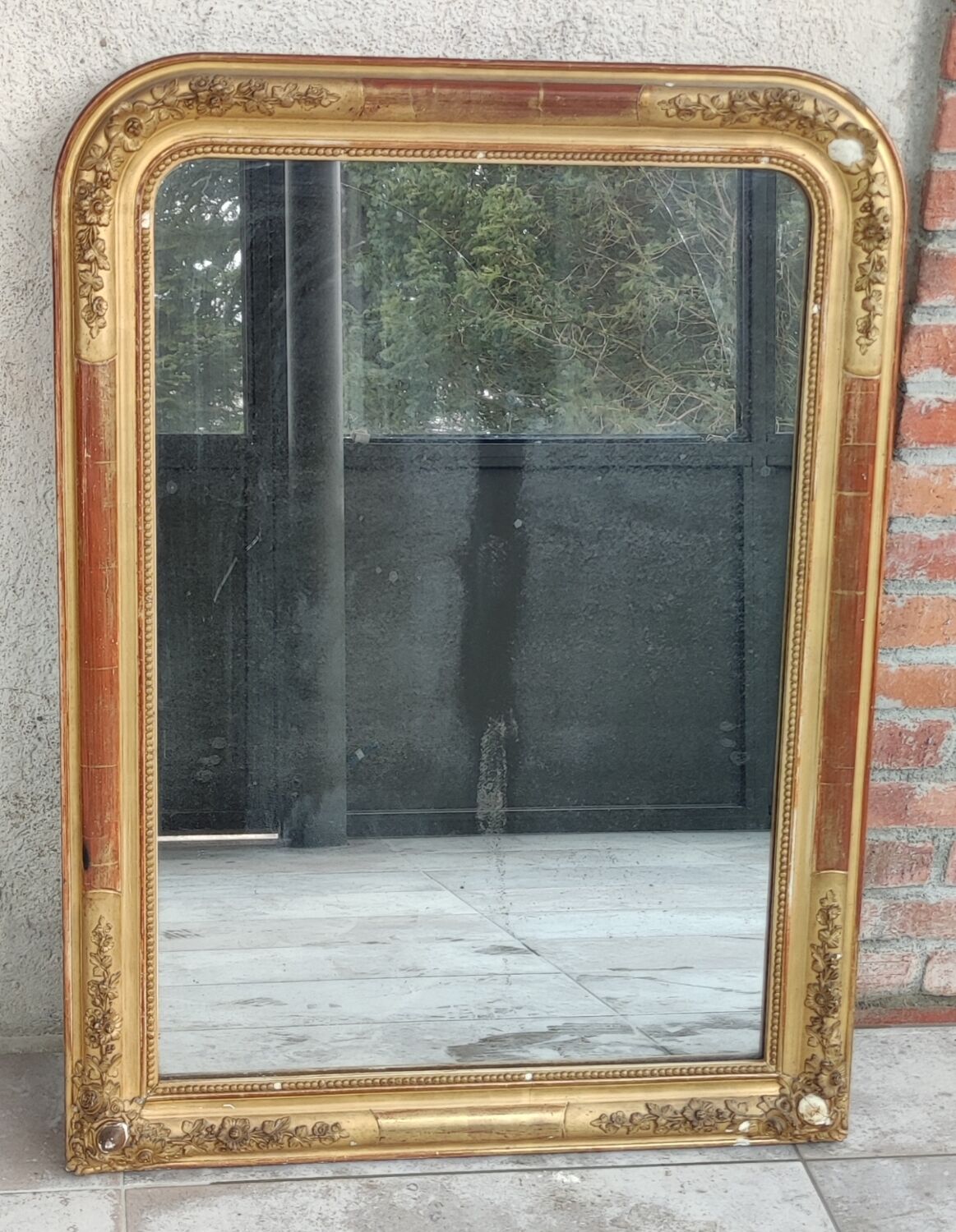 Gilded mirror Louis Philippe 71x94cm