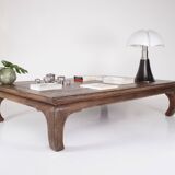 Imposing “Kang” coffee table known as opium table, China.