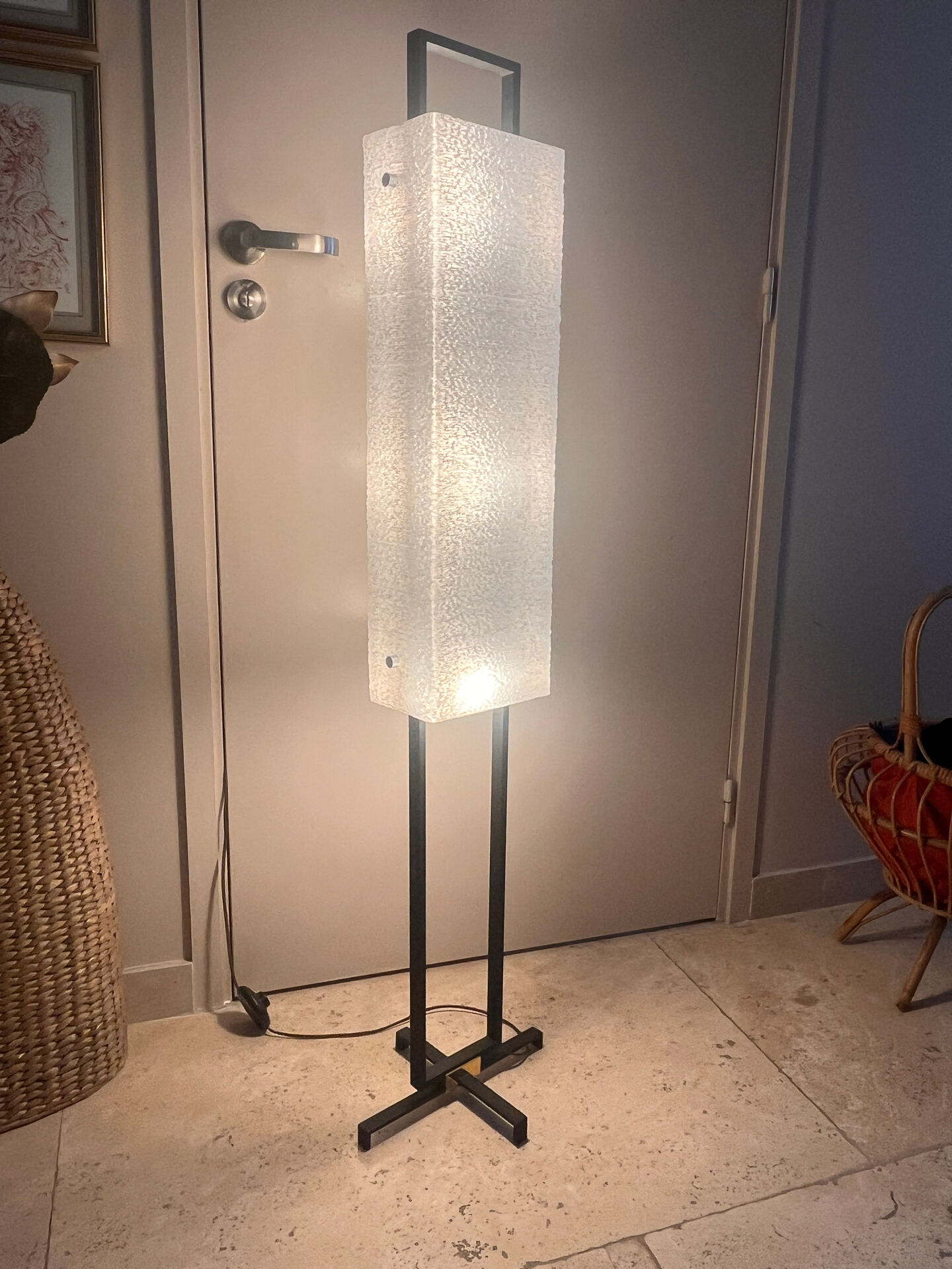 1960s design floor lamp for Arlus