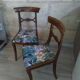 Lo de 2 chaises  de style directoire en acajou restaurées