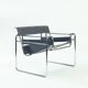 Wassily b3 lounge chair in grey by Marcel Breuer