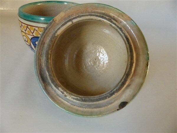 Jobbana butter pot in earthenware Morocco Fez