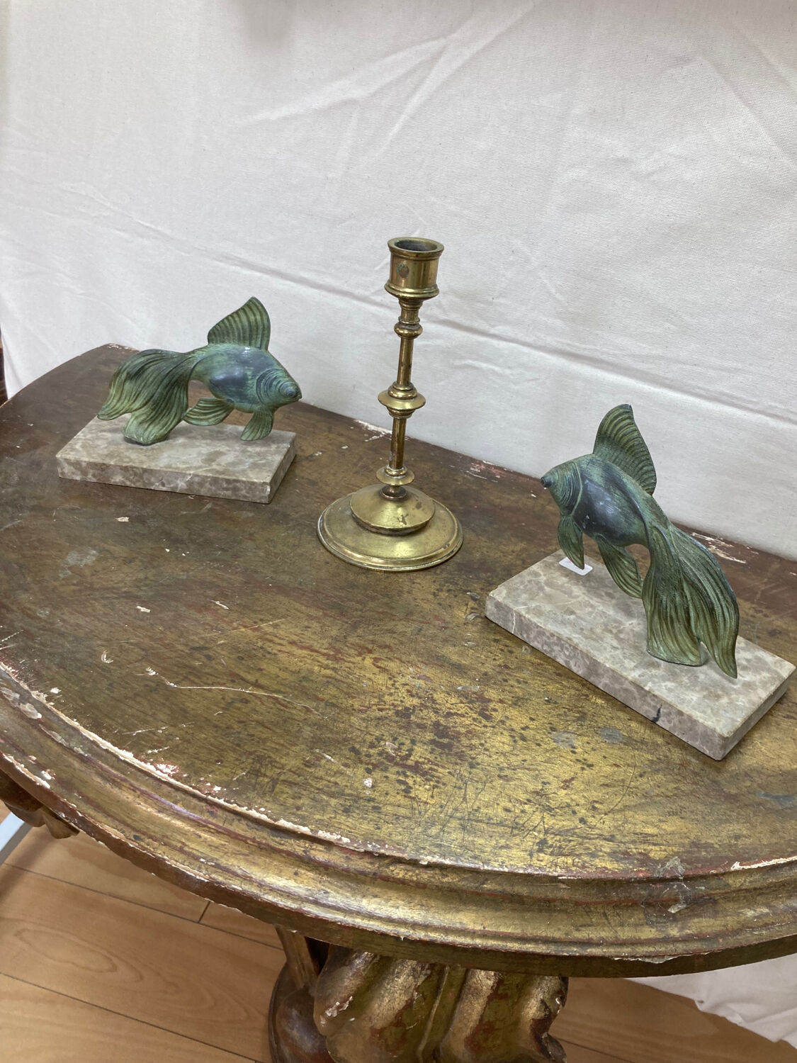 Pair of Art Deco book greenhouses "Fish"