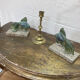 Pair of Art Deco book greenhouses "Fish"