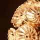 Space Age Sputnik ceiling chandelier/ceiling lamp with crystal flowers, Germany, 1970s
