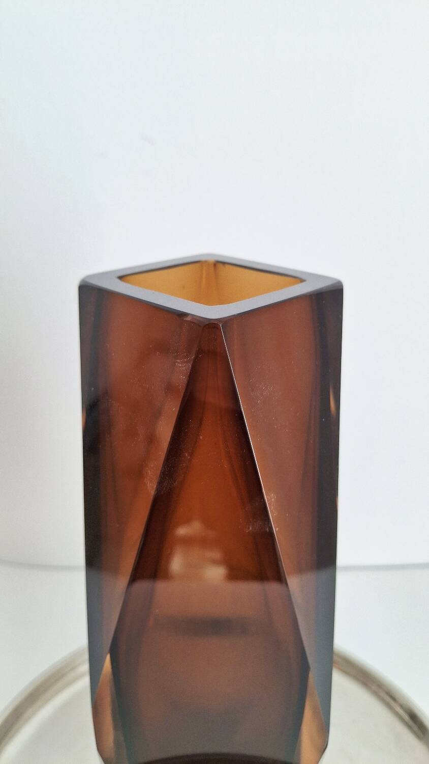 Sommerso Vase 1960s, atttibuted to Flavio Poli