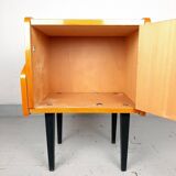 Polish bedside table from the mid-century, 1970s.