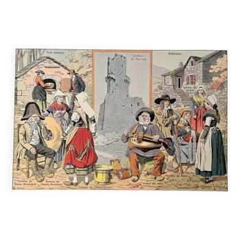 Illustration sur l'Auvergne (ethnographie) - 1930