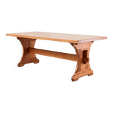 Table à manger en chêne Meubelfabriek Oisterwijk années 1940