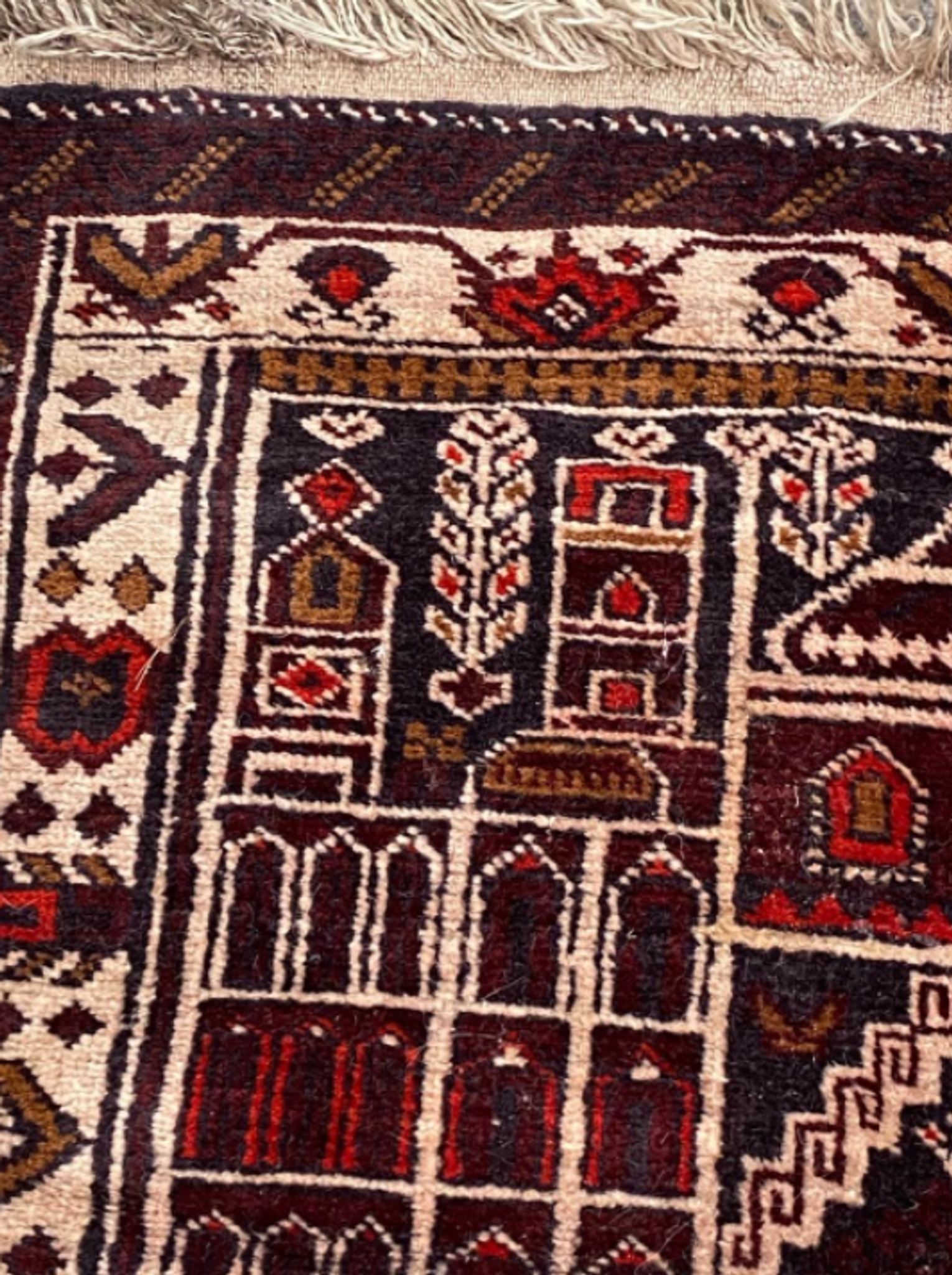 Tapis afghan Baluch vintage 140x86cm