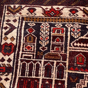 Tapis afghan Baluch vintage 140x86cm