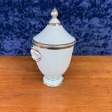 Superb Empire style drageoir in Paris porcelain from the late 19th century