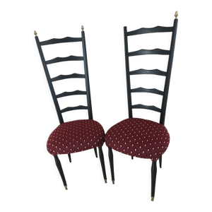 Lot 2 chaises italiennes