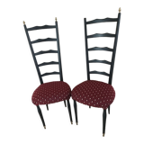 Set of 2 Italian chairs