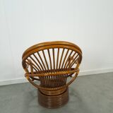 Rotan manou draai stoel