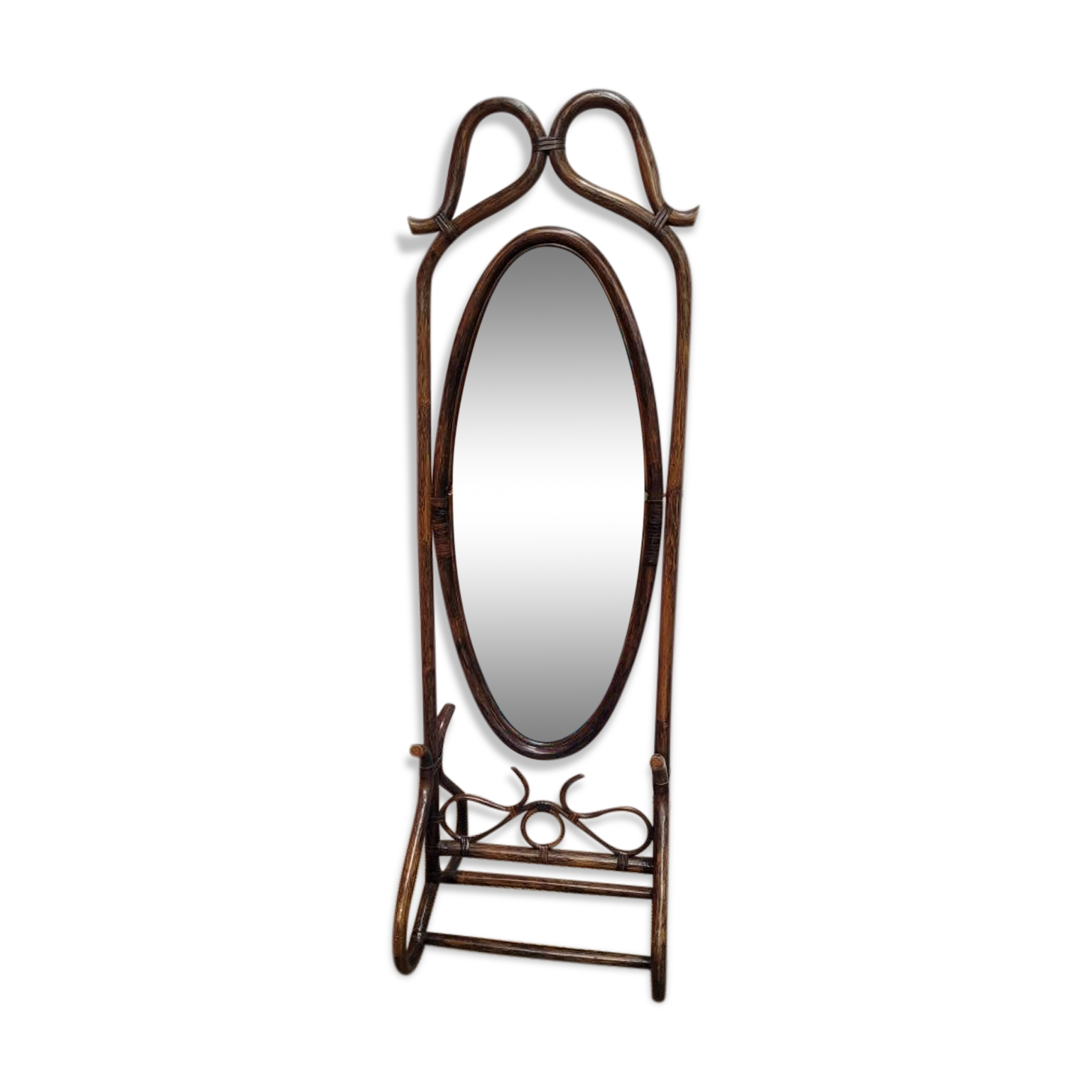 Psyche rattan and glass, 80s