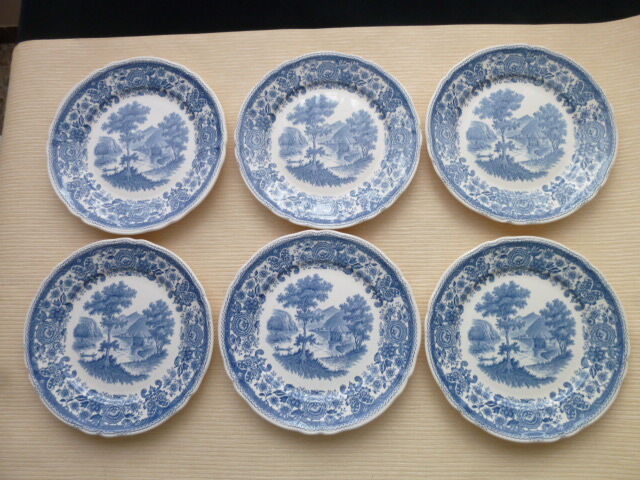 Set of 6 dessert plates in Earthenware Villeroy Boch Burgenland