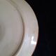 Assiette à huîtres hb henriot quimper grès 23 cm décor floral breton