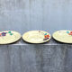 Lot flower plates Sarreguemines