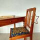 Fischel bistro chair "Indislocables" solid wood 1940s-1950s